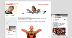 Desktop Screenshot of gymstick.at